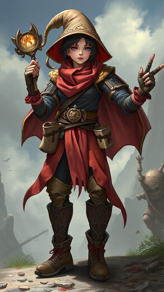 Fanciful RPG Character Concept Art