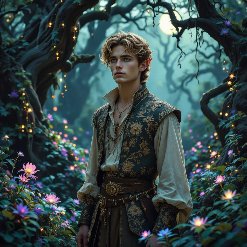 The young elf was on a quest to find King Percy and his servant Byron . . .