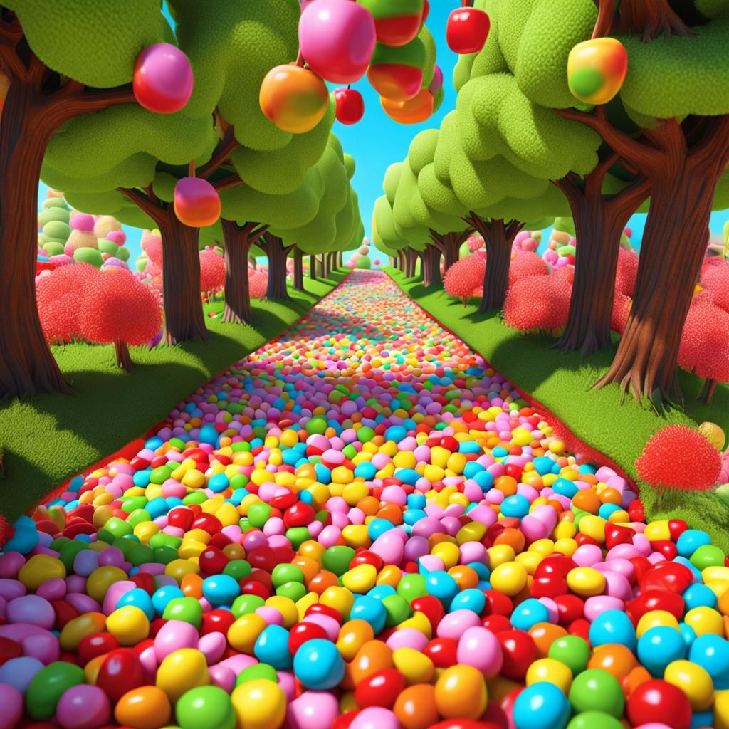 Candyland Game Comes to Life in Hyperrealistic 8K