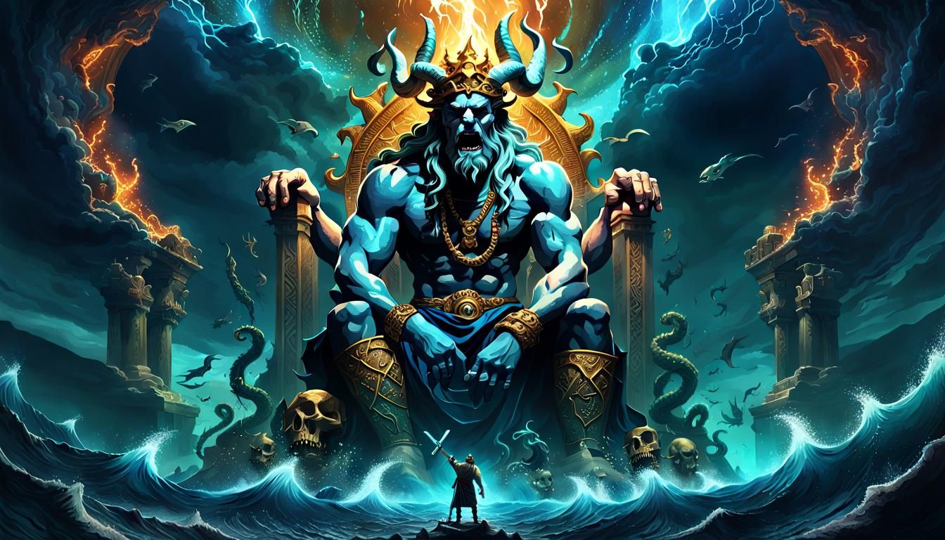 I just decided by the grace of the god Poseidon that you're so dead to me I dug a hole for you to lie in