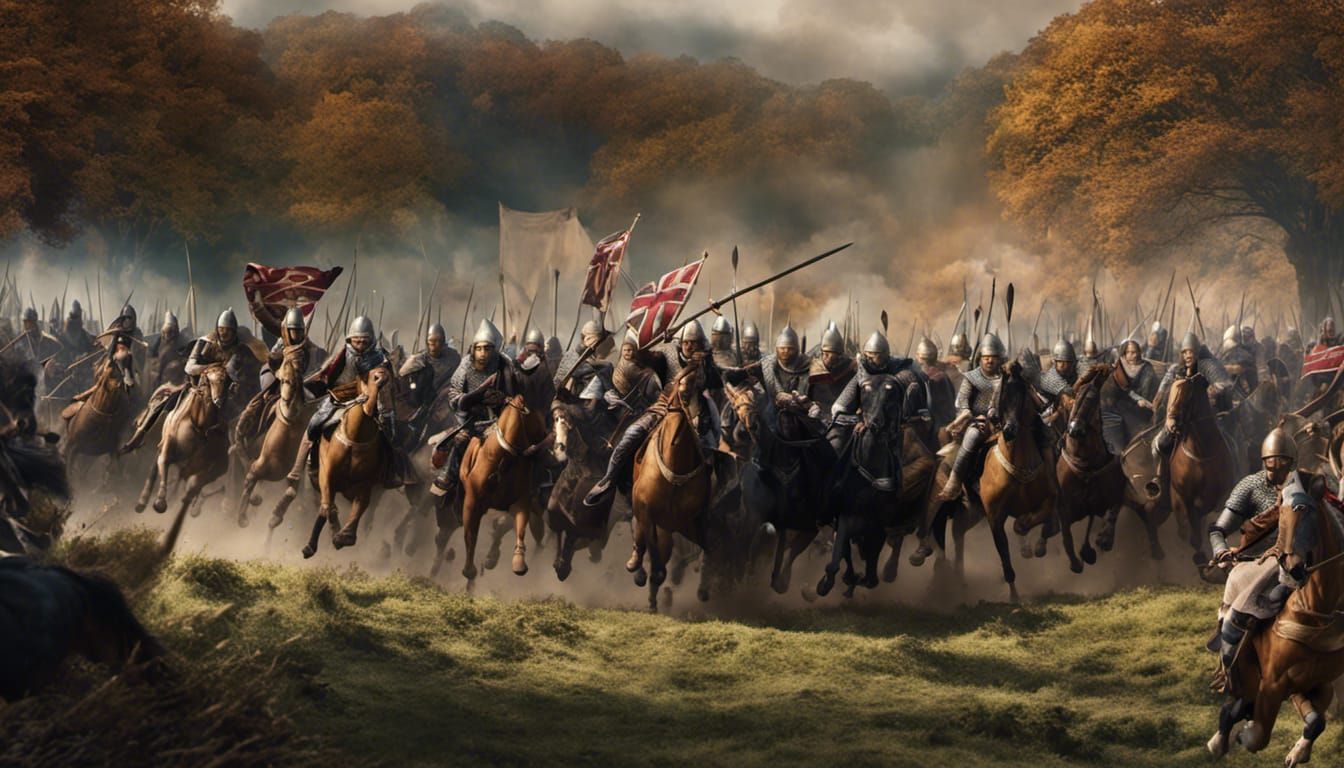 The Battle of Hastings 1066, 14 Oct 9am, Senlac Hill, Battle UK