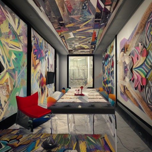 Abstract Maximalism with VRay Rendering