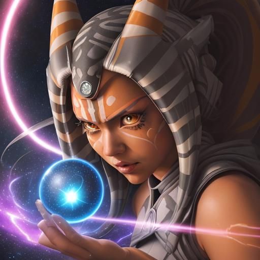 Ahsoka as Naruto with Galaxy Orb