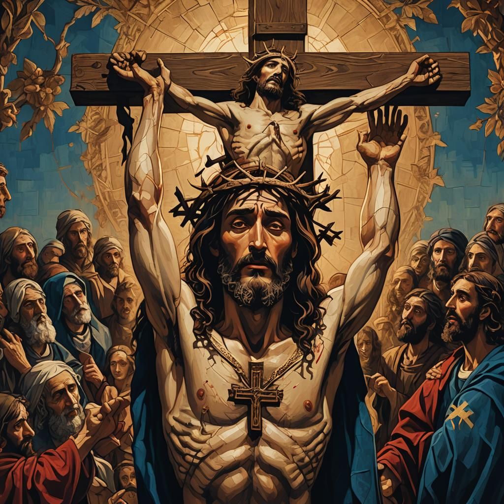 Jesus Christ Crucifixion: Biblical Illustration in Baroque S...