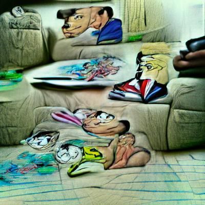 Cartoon Sun with Sunglasses Illustration