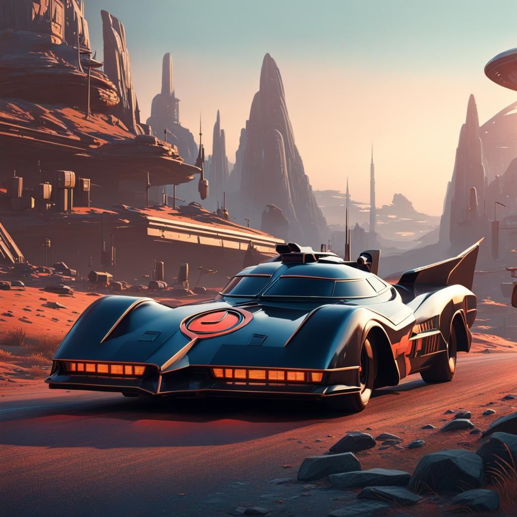 Star Wars Batmobile in 24K Resolution
