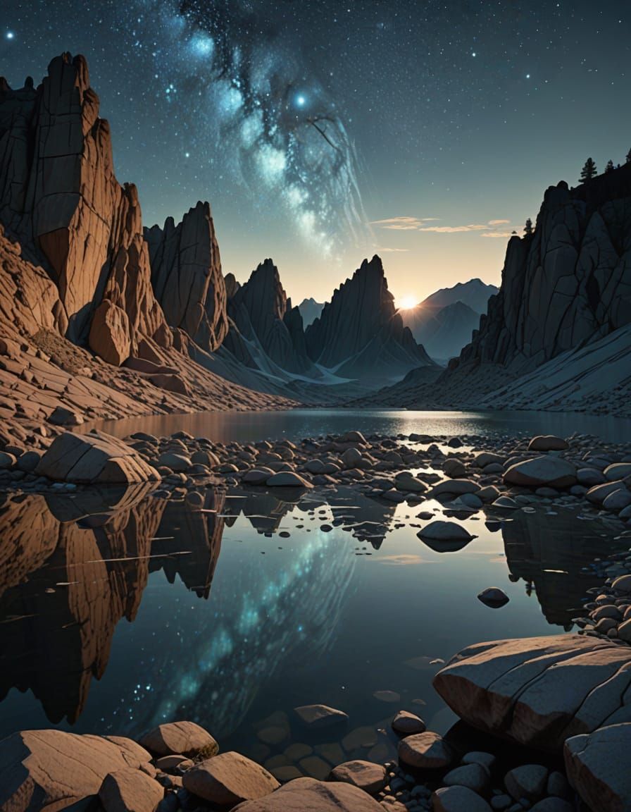 Dreamlike Digital Art of Indigenous Connection with Ancient ...