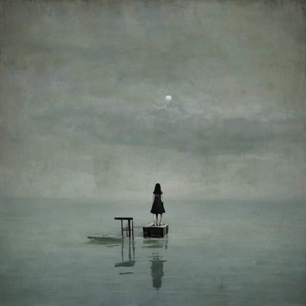 But her friend is nowhere to be seen