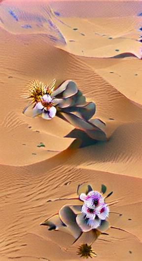 Desert Flower Generated By AI