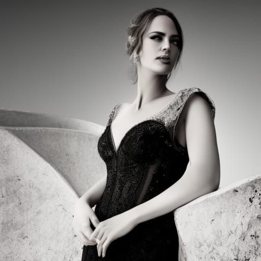 Dramatic Portrait of Angelina Jolie in Light and Shadow