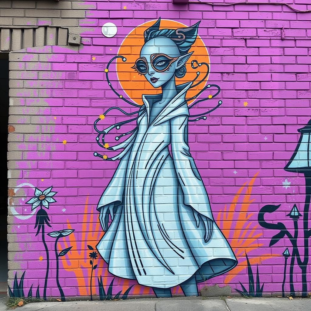 Ethereal Elf Maiden Made of Light