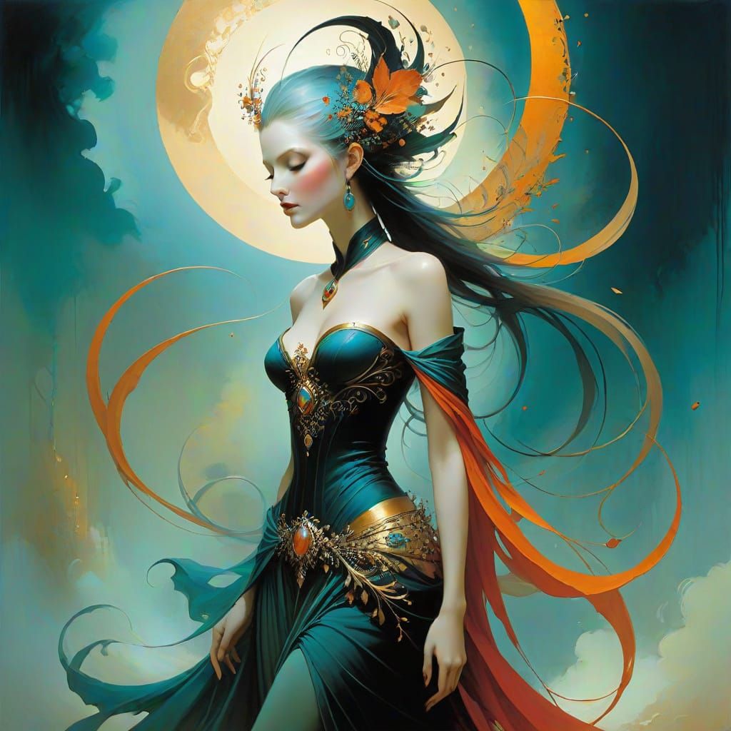 Equinox in Vibrant Abstract Art