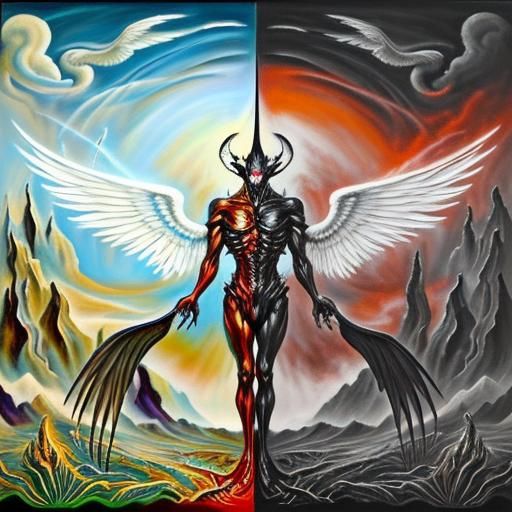 a vivid portrayal of the duality of human nature,