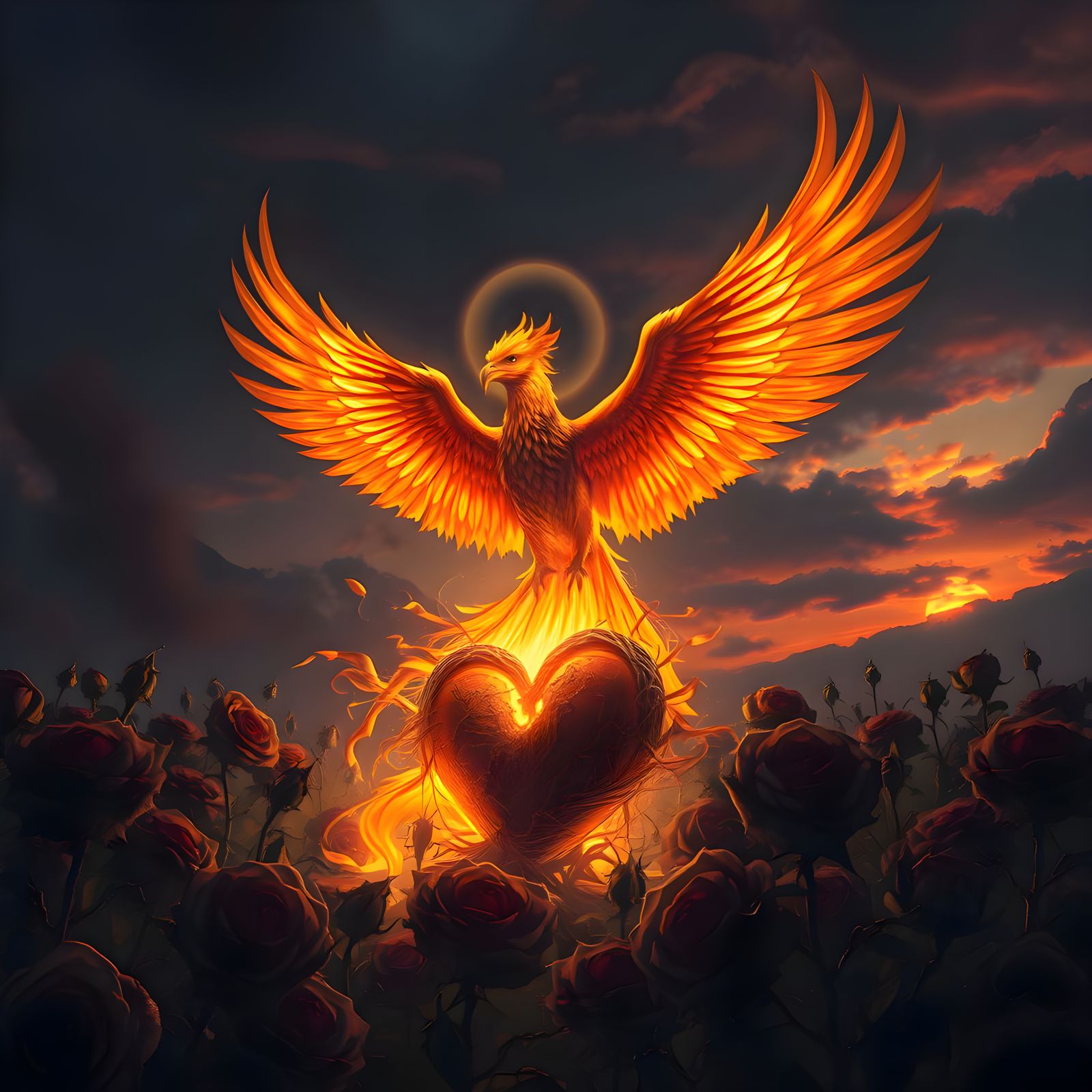 Rising from a broken heart