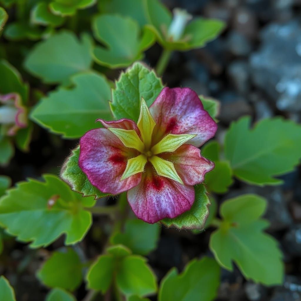 Purslane Plant Tattoo Design
