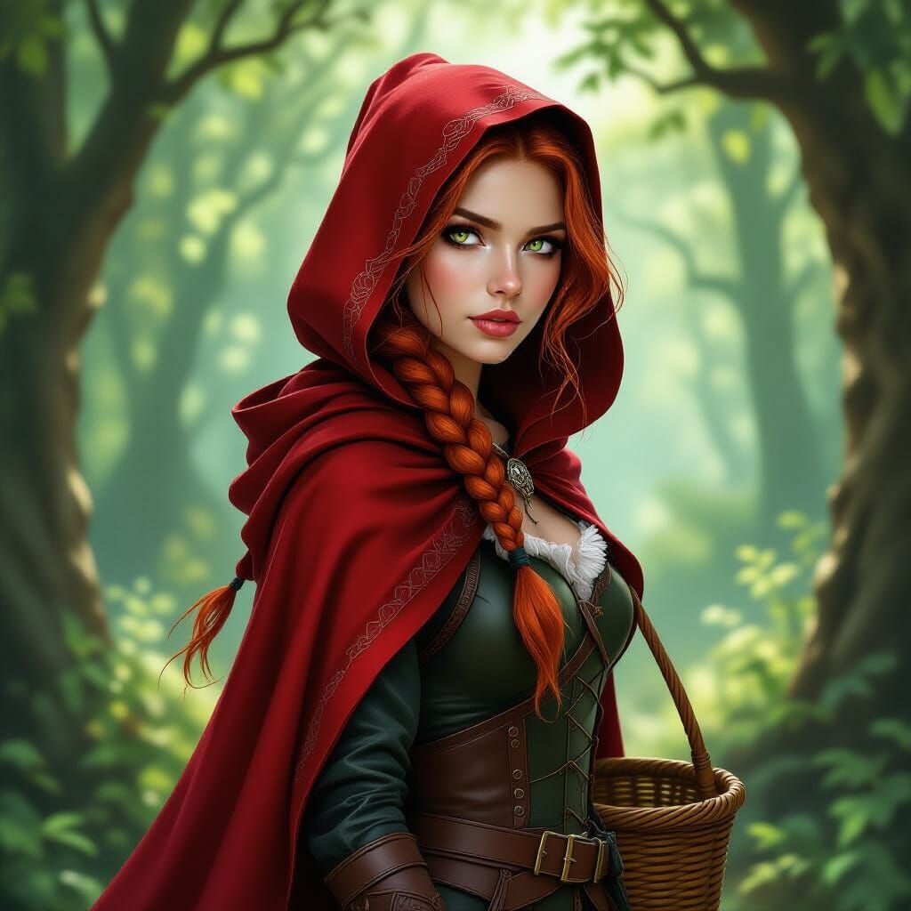 Red Riding Hood's Daughter in Enchanted Forest