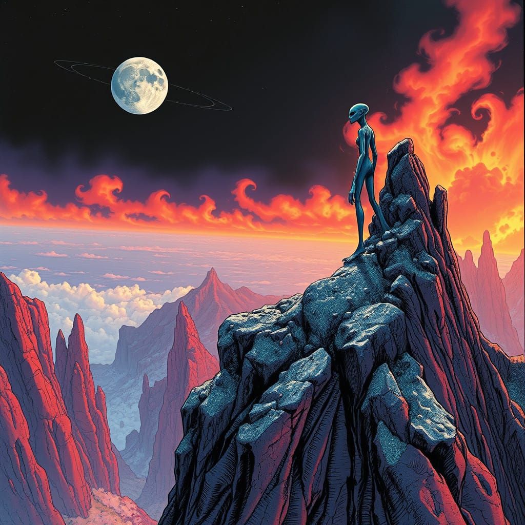 Albert Uderzo - Sci Fi