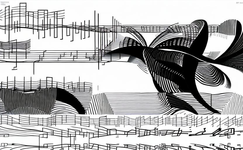 Abstract Graphic Music Notation in Kandinsky Style