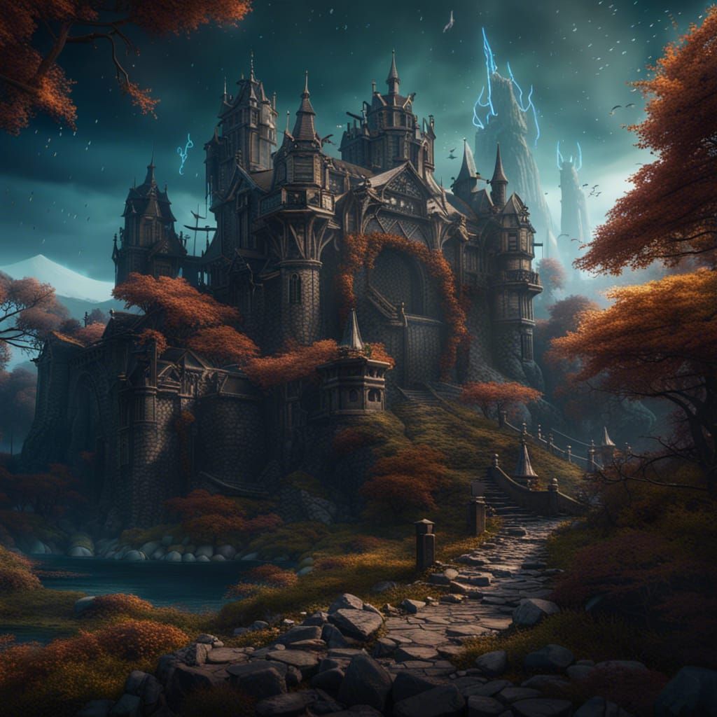 Fantastical Avalon Returns: Detailed Matte Painting