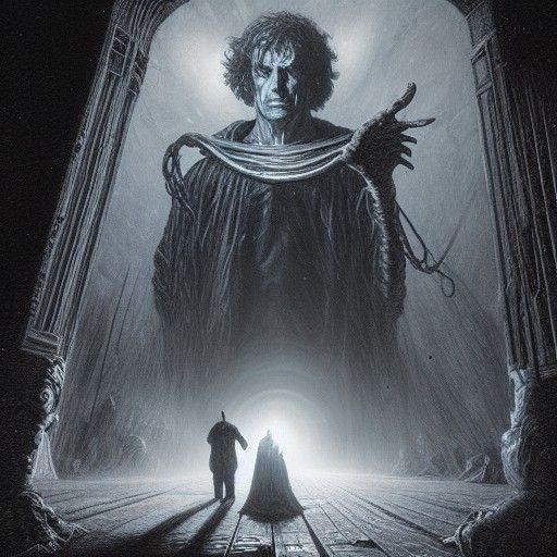 Doctor Who Horror in Gustave Doré Style