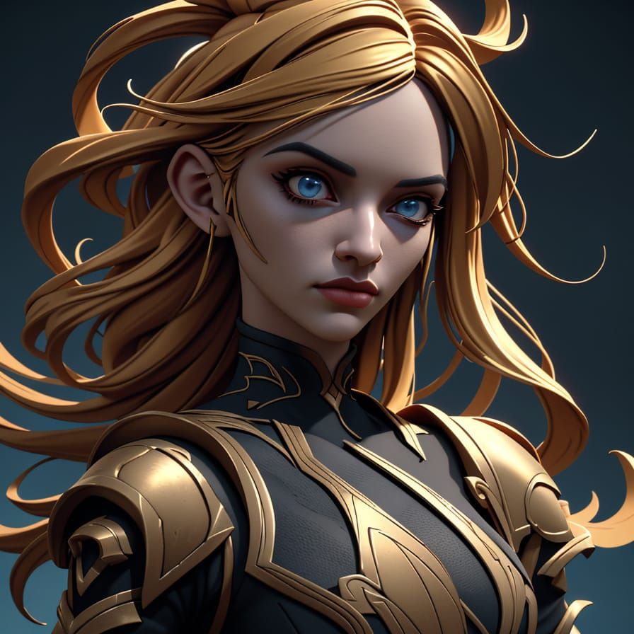 Salem Ilese in Anime-Inspired Conceptual Landscape