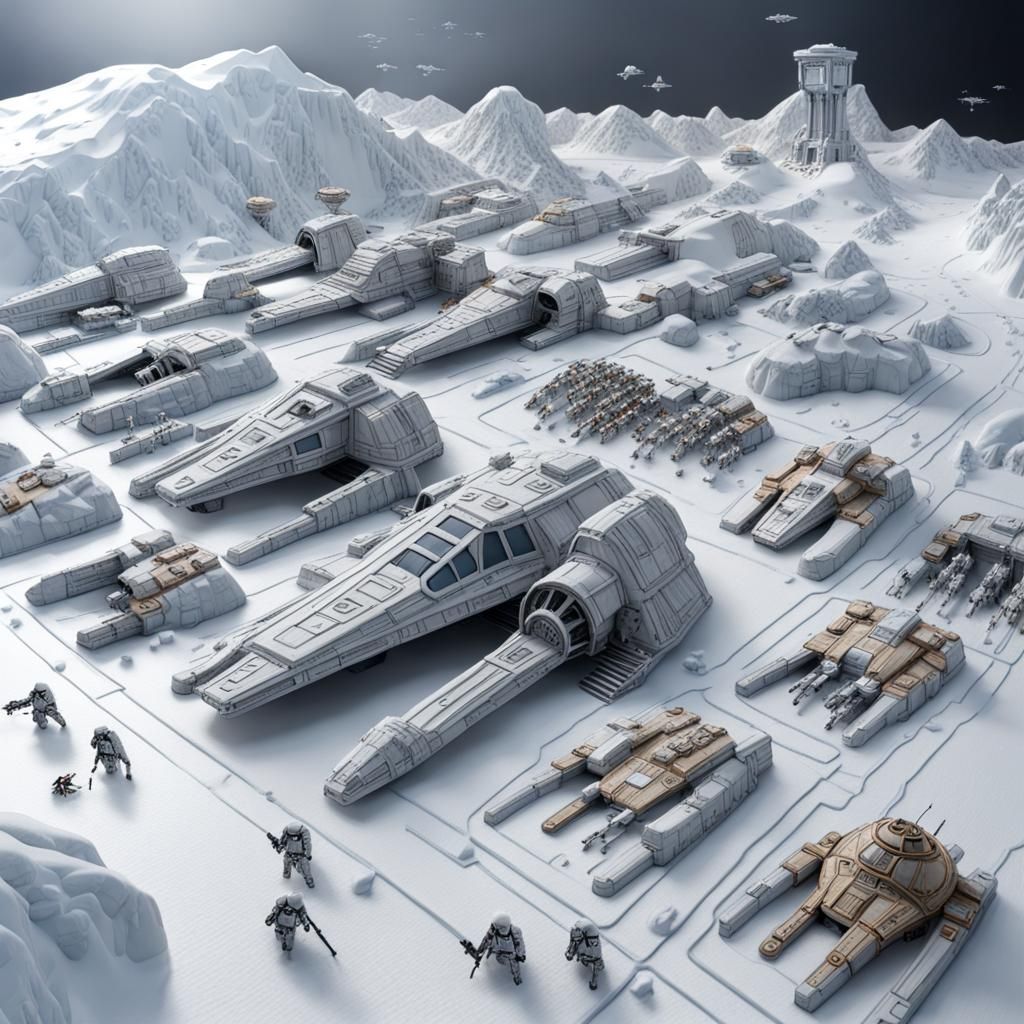 Star Wars: Invasion of Hoth in High Detail