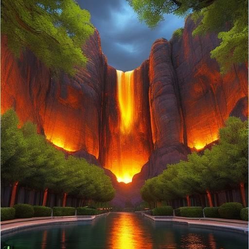 Breathtaking Sunset Over Water in Realistic 3D