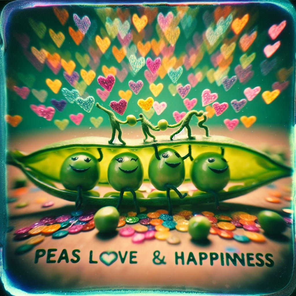 PEAS, L💚VE & HAPPINESS...