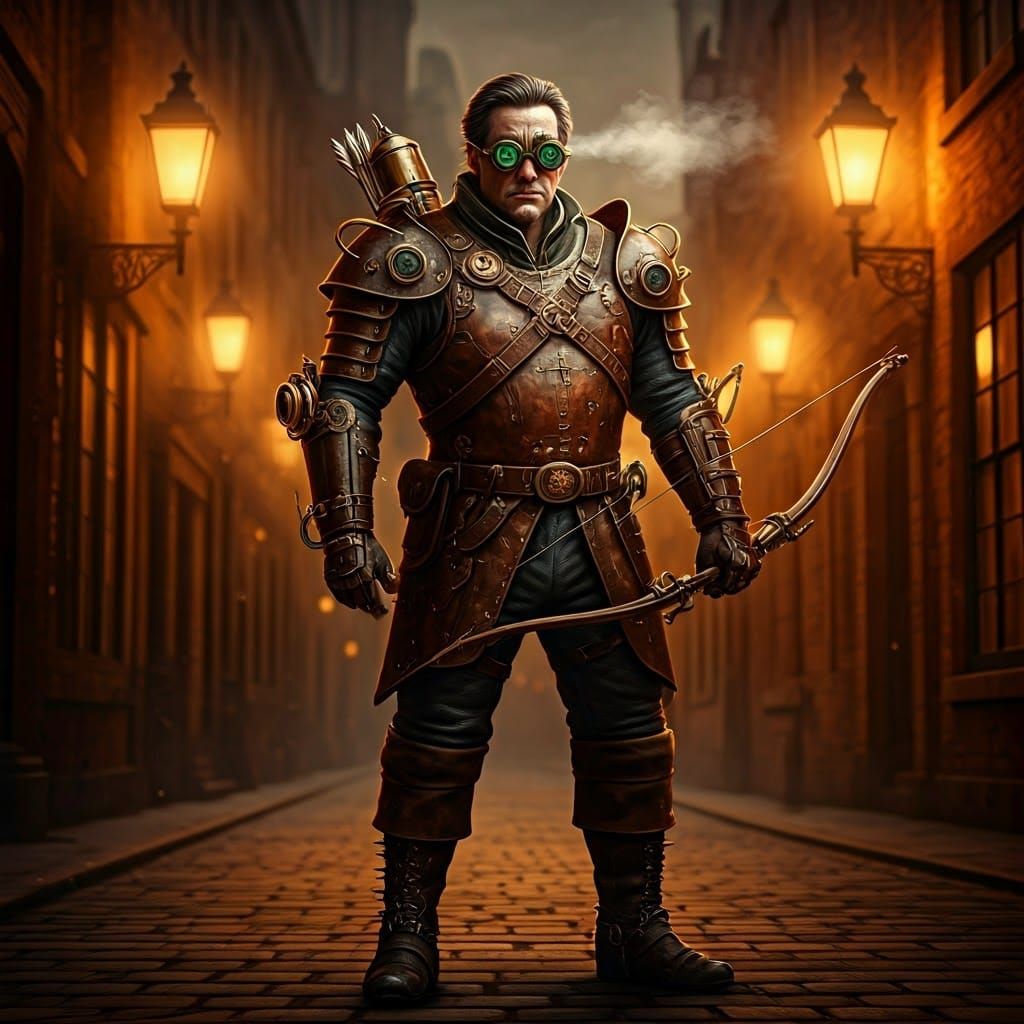 Robin Hood in 19t Century England - SteamPunk Style