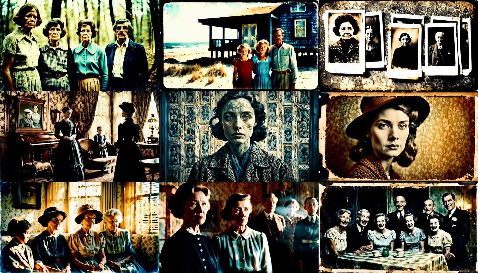 Ethereal Woman Haunts Family Photos