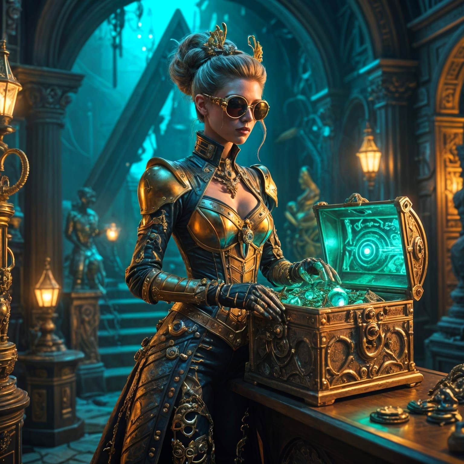 Steampunk Princess Finds Alien Artifacts