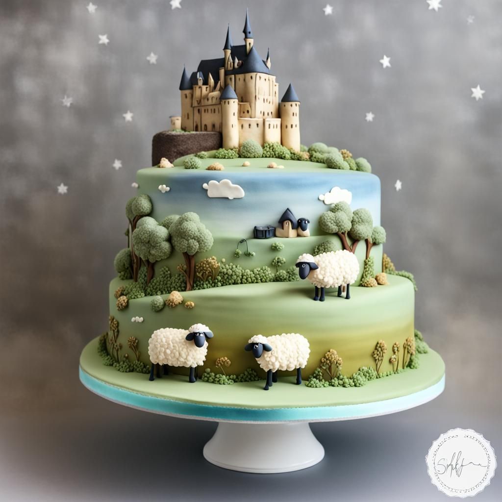 Amazing Sculpted Cake: Mont Saint Michel Masterpiece