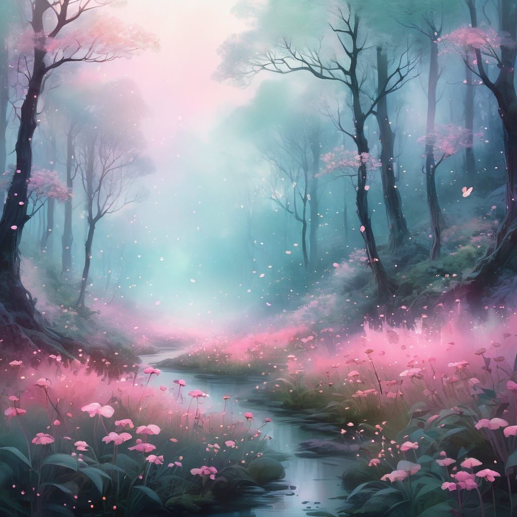 [color=#9ACD32][b]Vanaheim[/b][/color] - Realm of the Vanir gods 🌸🌿
 gives me the pink-flowered forests and wild magic...