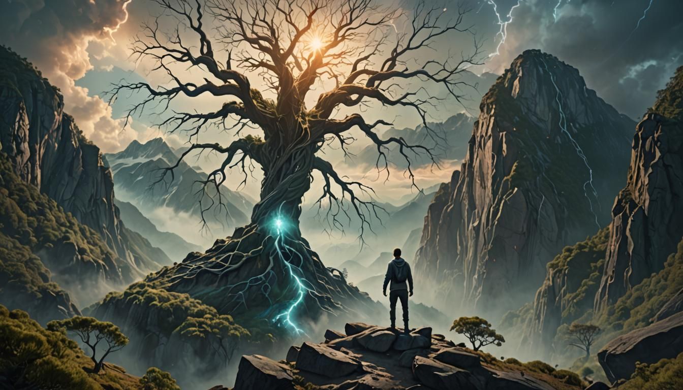 Energetic Earth Connection in Digital Matte Painting