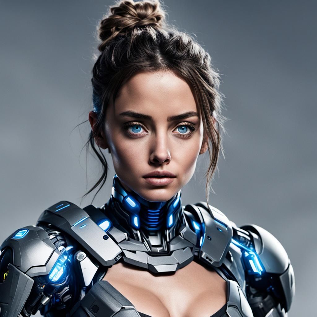 Cyborg Ana de Armas (Close up)