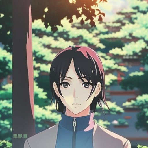 Cute Anime Boy in Manhwa Artstyle