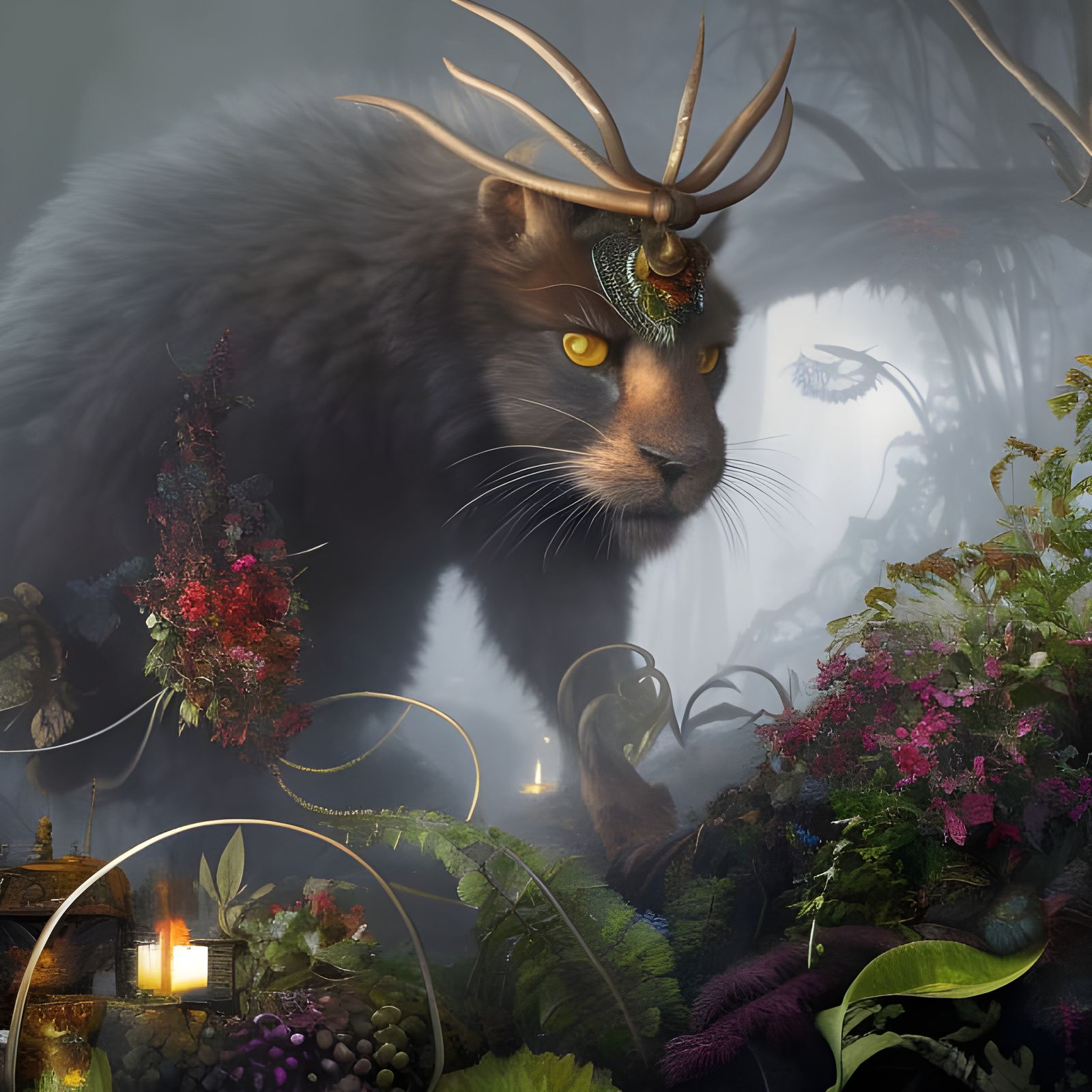 Mad Scientist with Energetic Power Fields as Contemporary Ar...