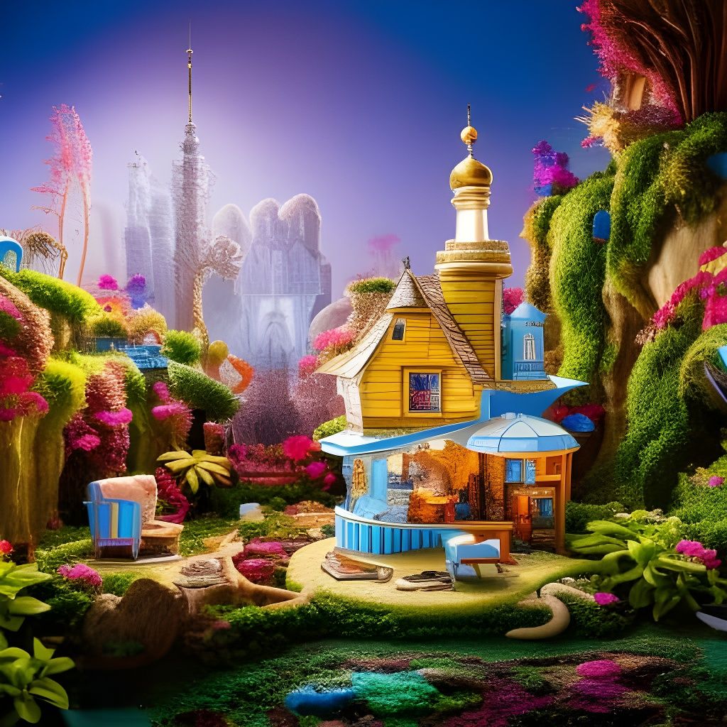 Ant's Dollhouse: Hyperrealistic Miniature World