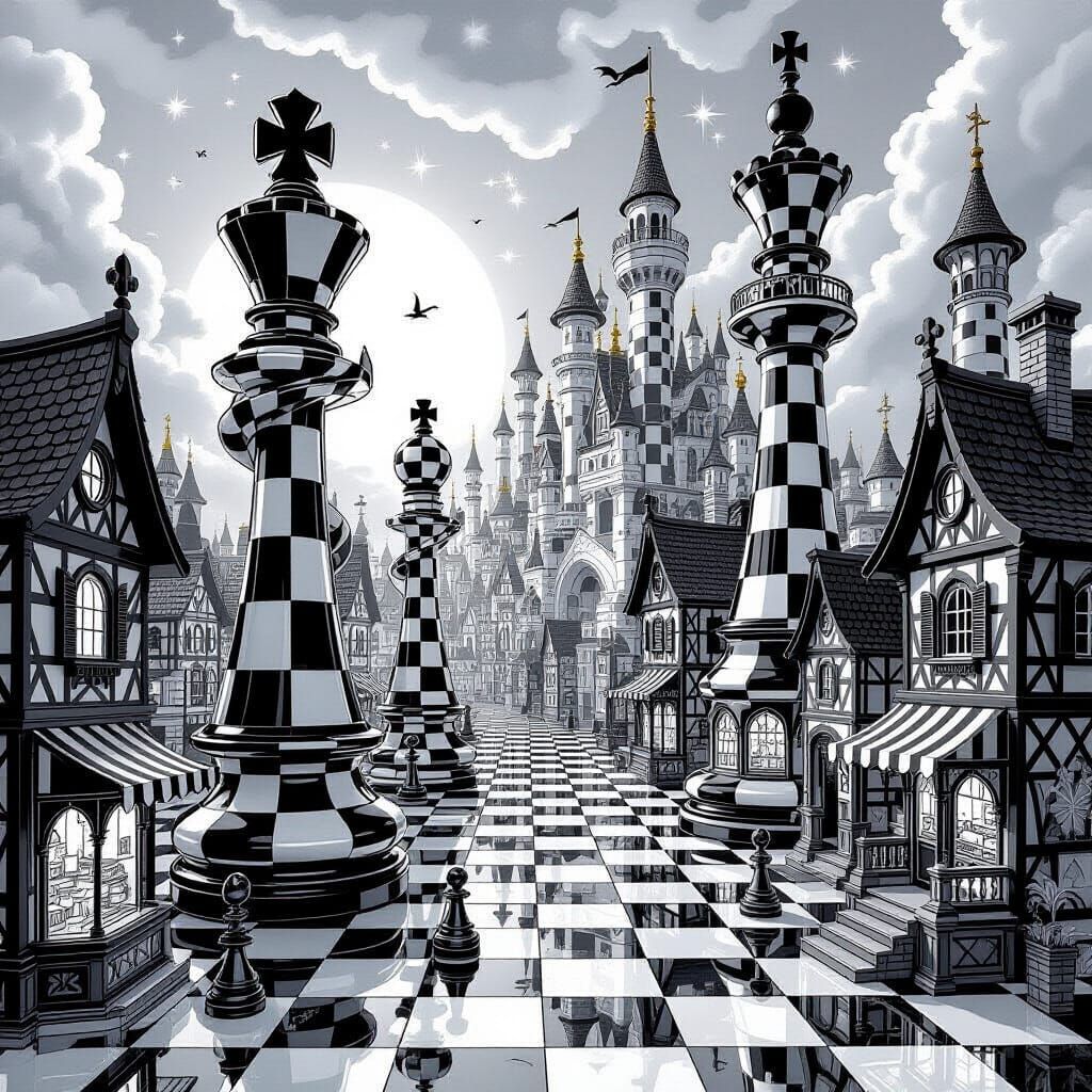 Schachmatt-Architektur: Leben im Traum eines Großmeisters