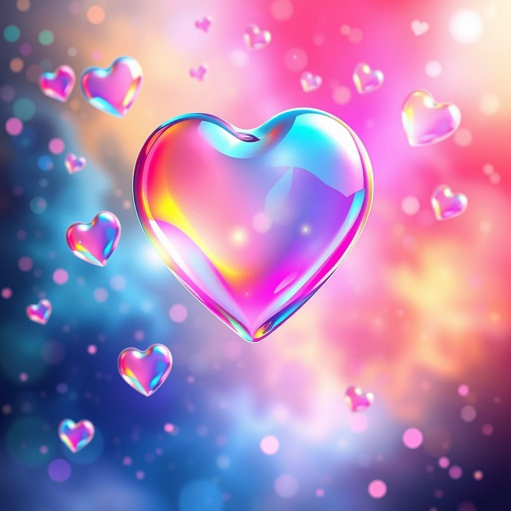 Vibrant Harts Soar in Rainbow Hues, Whimsical Candy Art