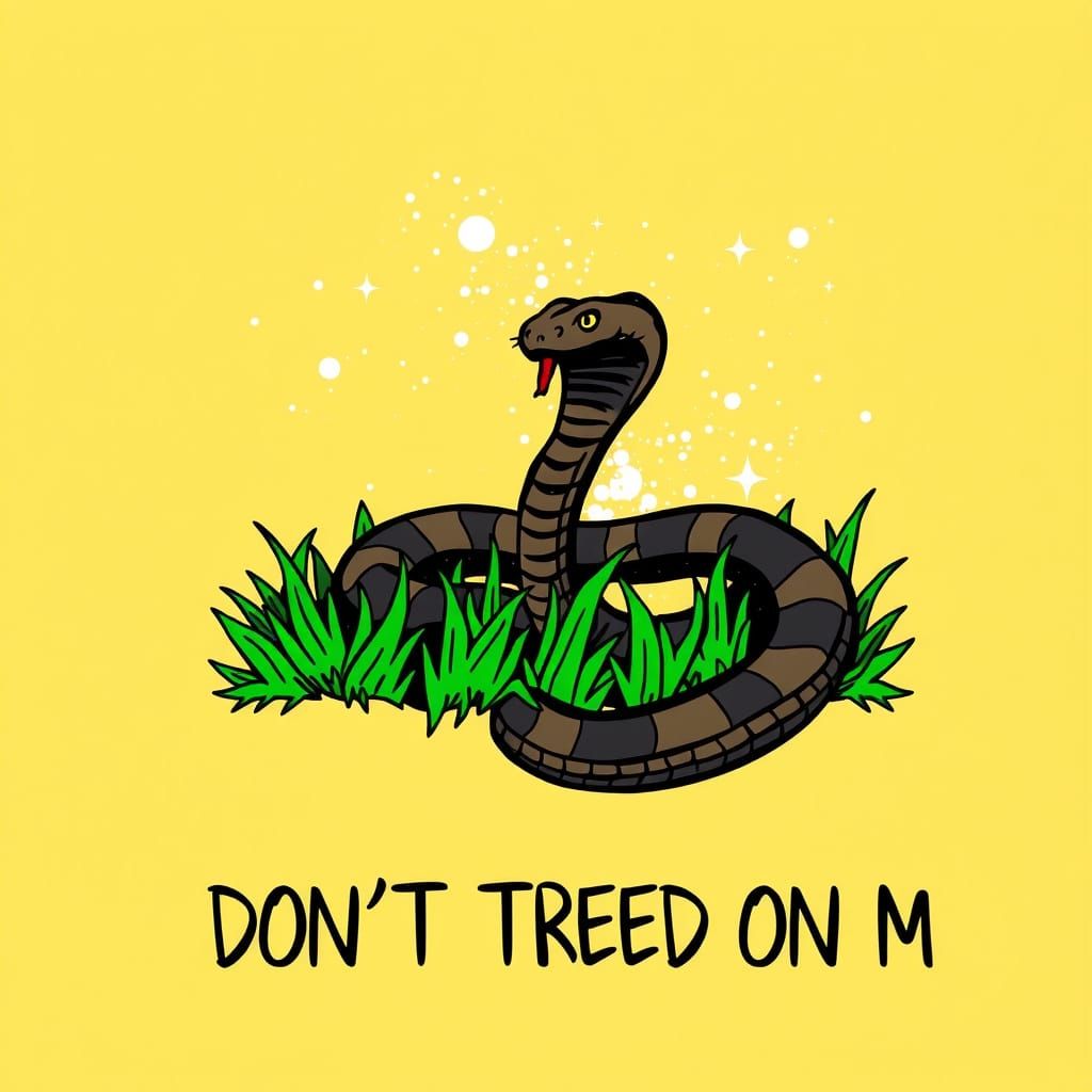 Surreal Galaxy Landscape with Coiled Timber Rattlesnake and ...