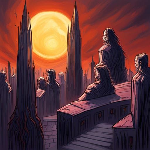 Sinister World Changed: A Dark Fantasy Landscape