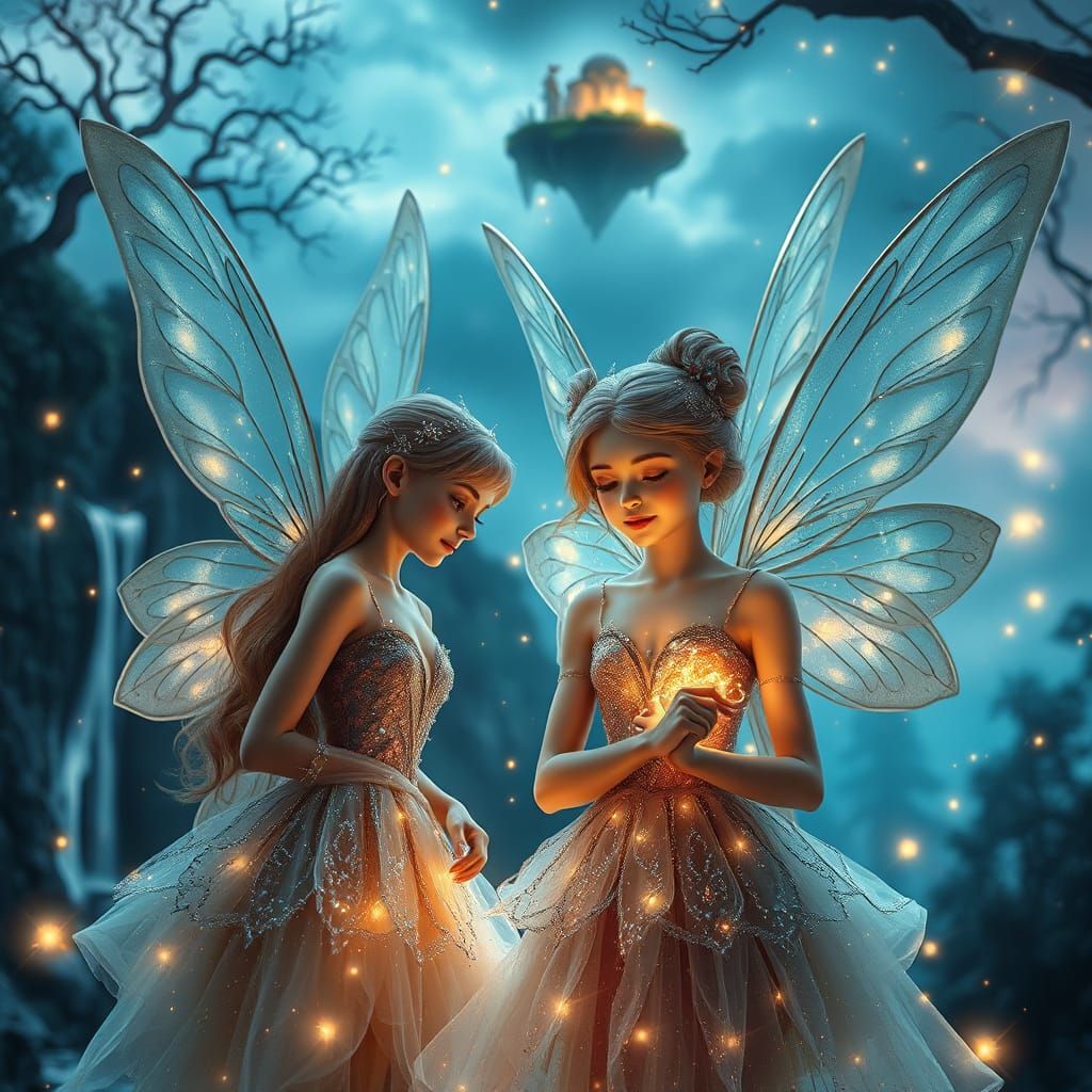 Ethereal Fairies in a Mystical Realm
