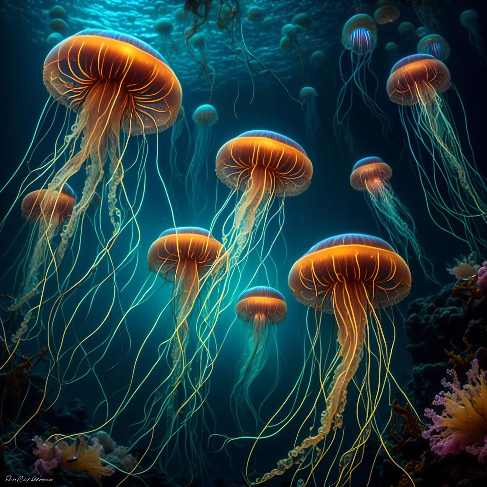 Luminous Rust Jellies