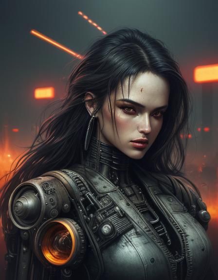 Luis Royo Style art. Betty Page. Gorgeous high-resolution pi...