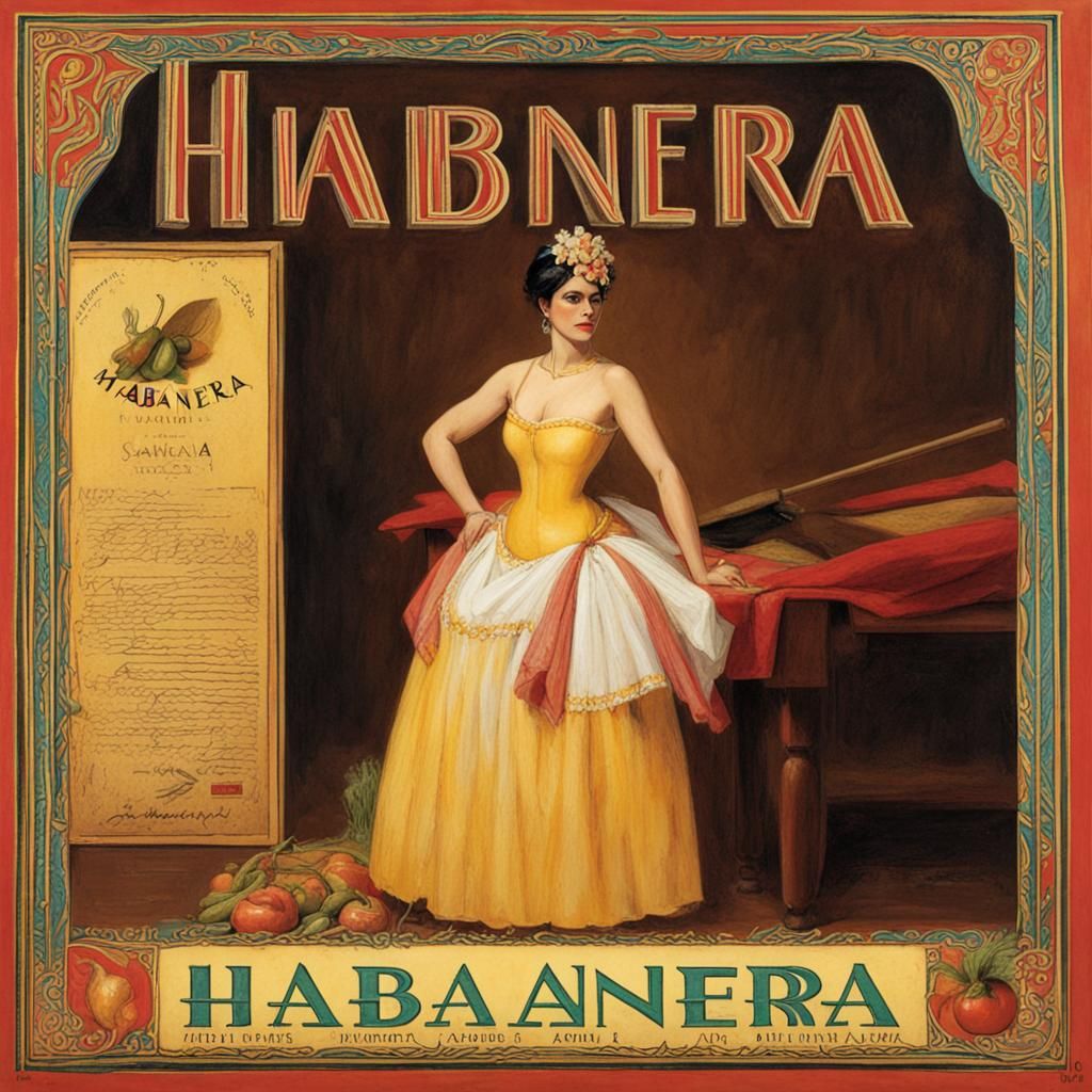 Abstract Rendering of 'Habanera'