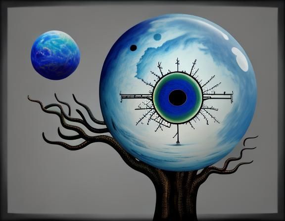 Abstract Pareidolia in a Surreal Style