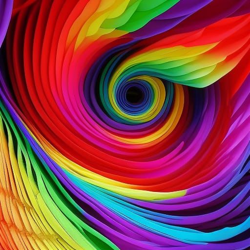 Colorful Balloons in Neo-Impressionist Expressionist Style