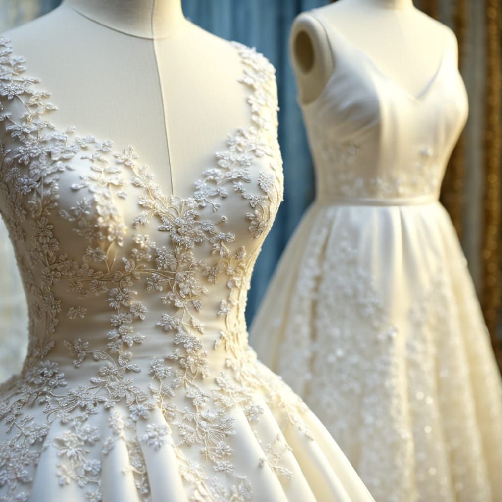 Sparkling Couture Wedding Dress Concept Art