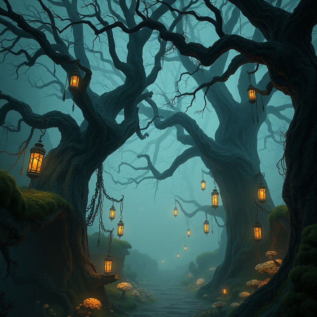 Mystical Dark Age Realm: Fantasy Concept Art